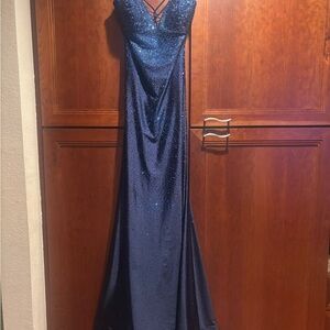 Navy Blue Hello Gorgeous Prom Dress